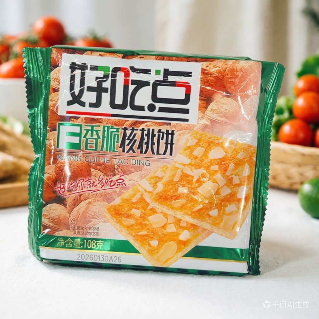 好吃点香脆核桃饼108克