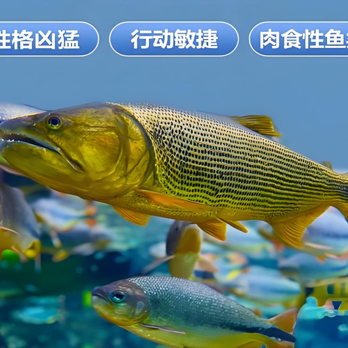 黄金河虎白金猛鱼哥伦比亚巨暴鱼