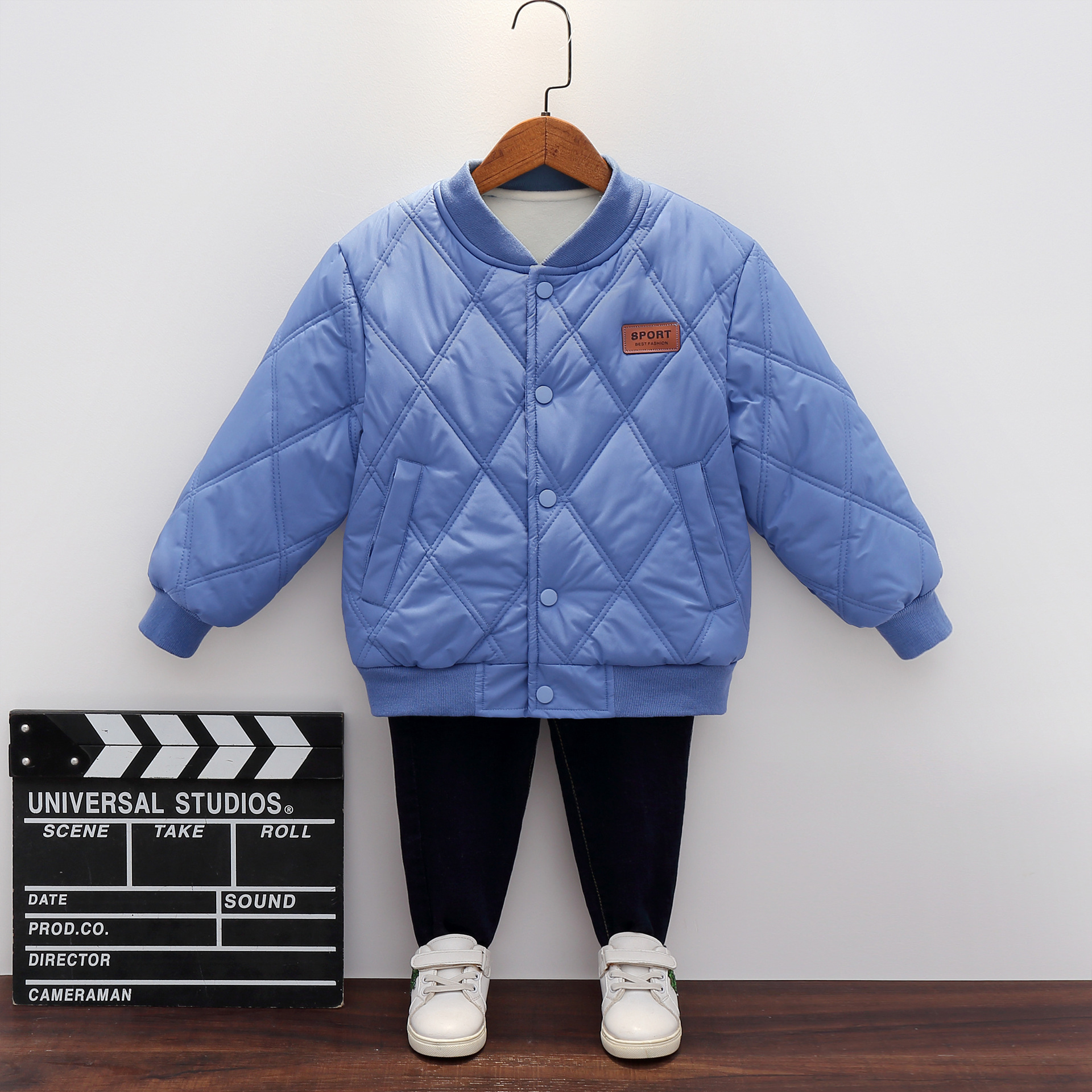 儿童棉服男童外套冬装羽