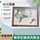 潍坊风筝工艺品礼盒传统纸鸢沙燕观赏镜框高档摆件中国风工艺品