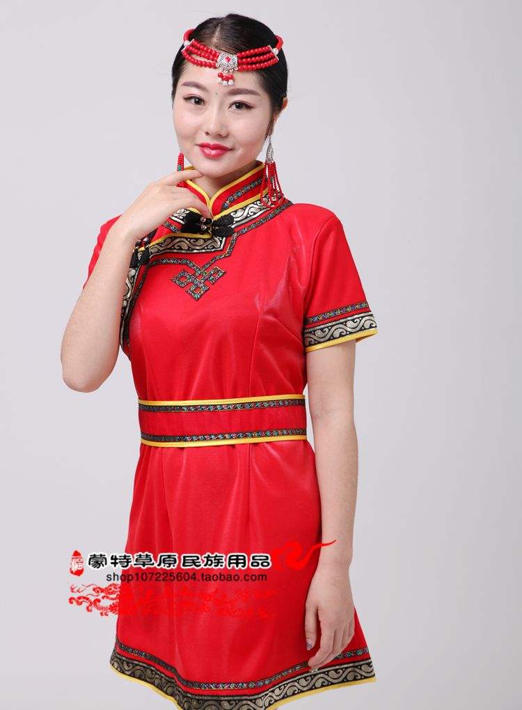 上新蒙古女袍女服务员短款蒙古裙子生活服装蒙古包饭店饭店服装包在类目 女装/女士精品, 唐装/民族服装/舞台服装, 民族服装/舞台装中 - 来自Buy2taobao.com提供专业的淘宝代购服务