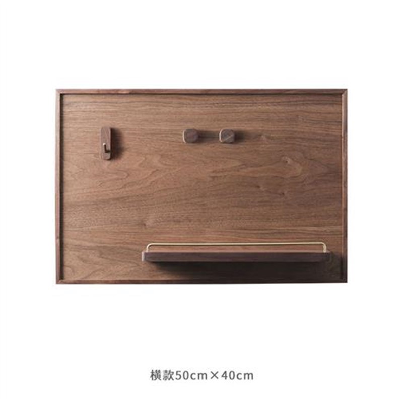 电表箱遮挡多媒体箱装饰画置物架壁F挂黑胡桃木收纳盒电闸盒定制