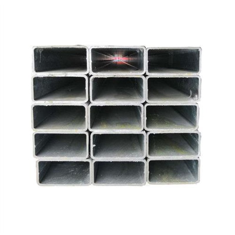 钢材镀锌方管4*6黑方管矩形管50*100铁管J钢管冷热镀锌方通60*120
