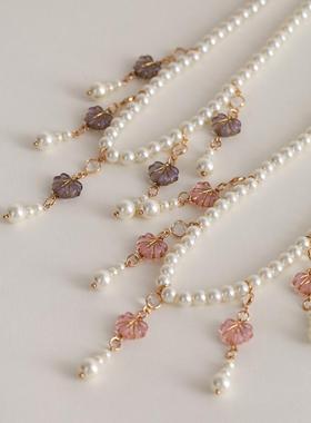 古风汉服配饰软璎珞额饰流苏项链