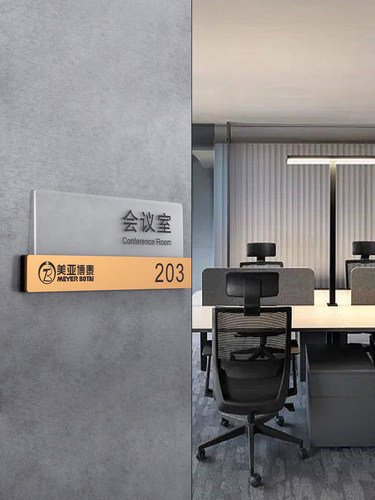 亚克力可更换办公室门牌