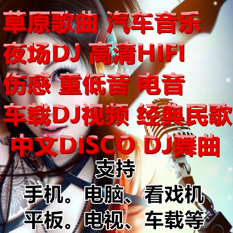 dj舞曲低音炮车载下载乐.mp3视频响手机电脑看戏机平板电中英串烧