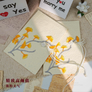 婚礼誓言卡订婚结婚简约高级誓词致辞宣言新郎新娘主持人手卡一对