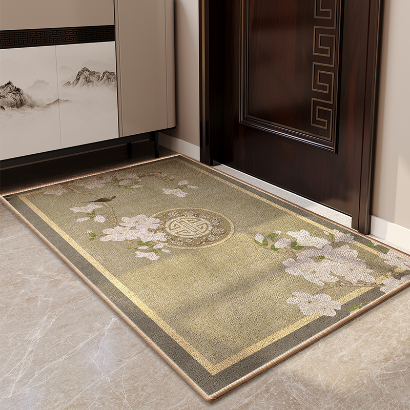 新中式大门口耐脏地毯玄关