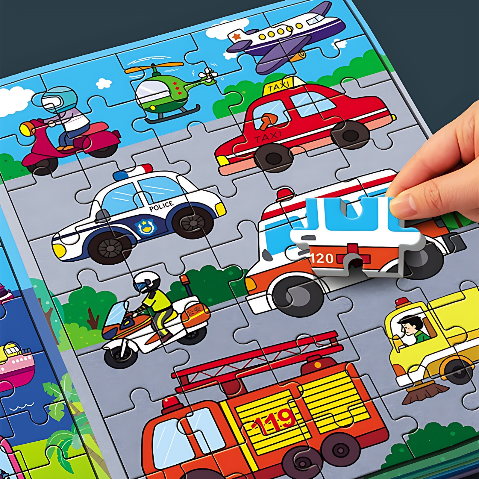 恐龙拼图3到6岁以上儿童益智智力开发动脑玩具8一10男孩7宝宝4一5