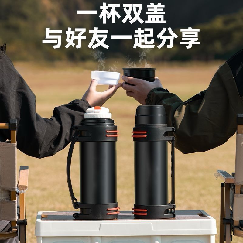 保温壶大容量5升超大304保温壶户外不锈钢保温杯热水瓶大容量便携