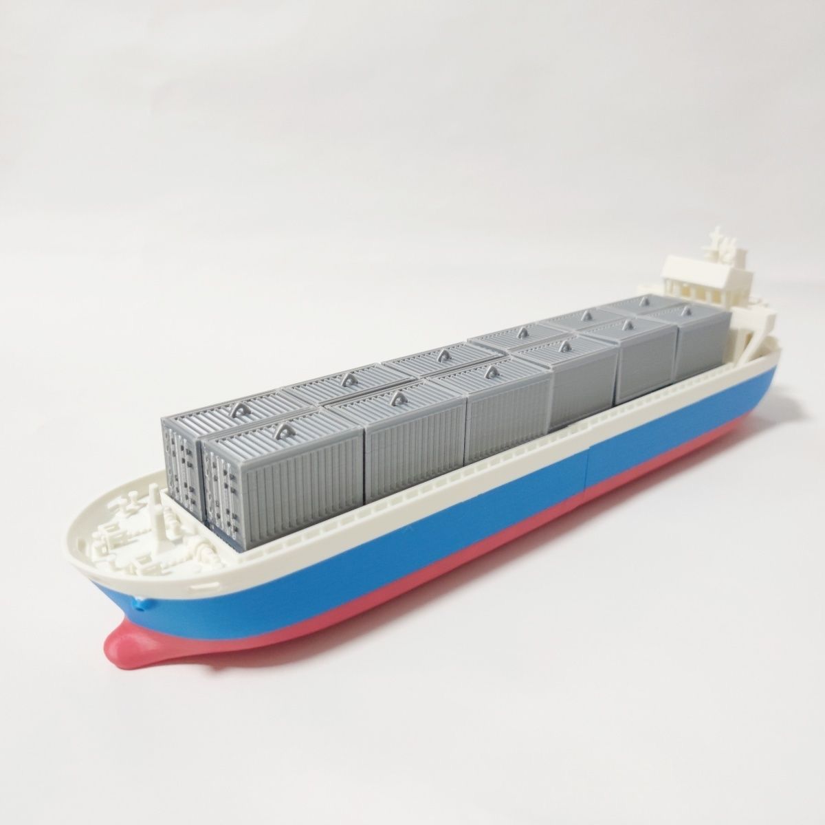 强浮力集装箱船模型 3D打印不漏水洗澡神器鱼缸装饰摆件图片