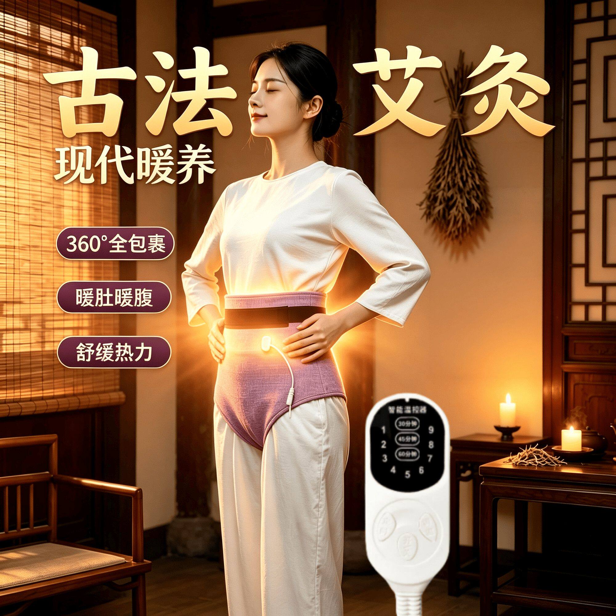 前列腺热敷袋电加热暖腹部肚子发热内裤暖宫裤头加热裤保暖艾灸暖