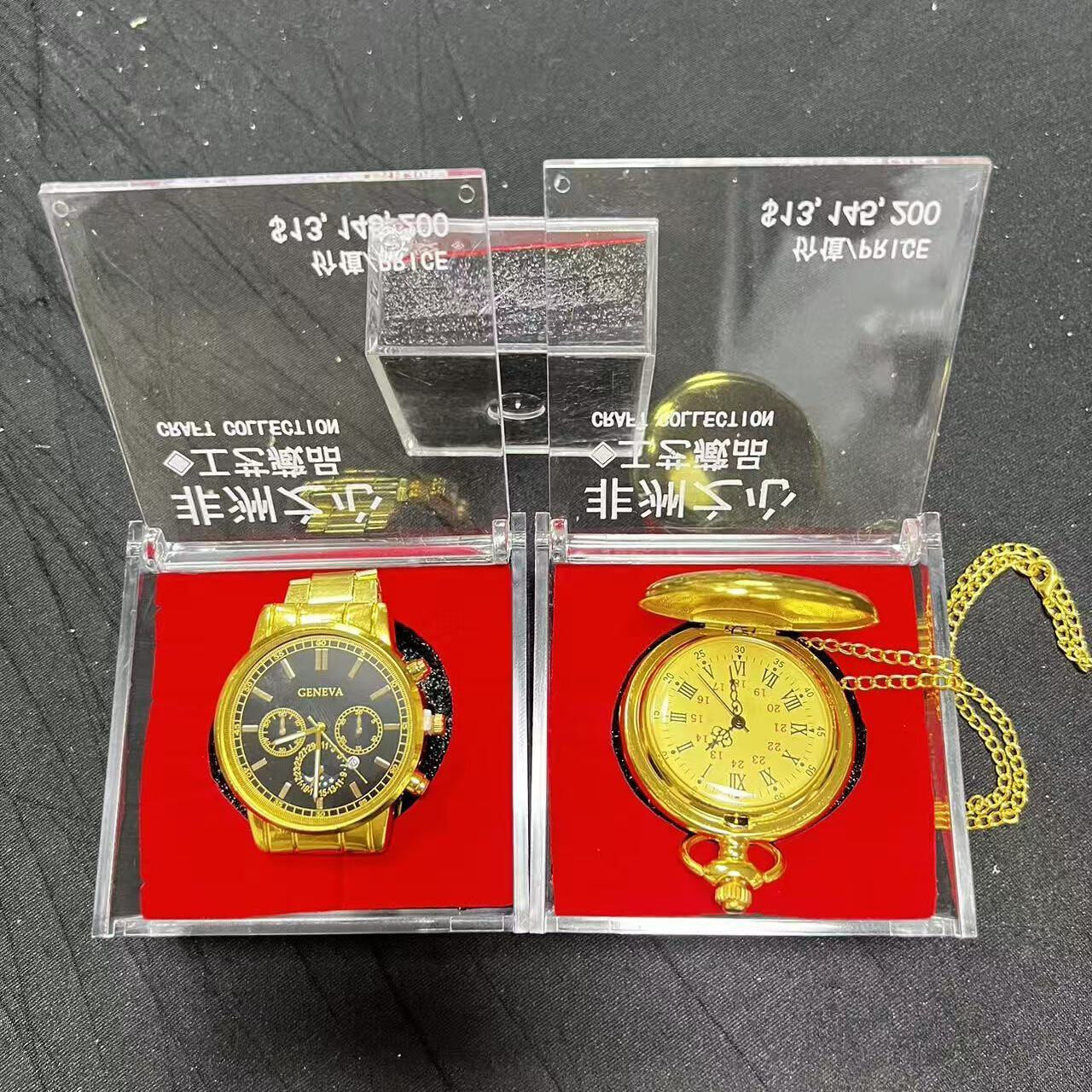 三角洲行动金表三角洲行动学生礼品名贵合金摆件伊德赛怀表周边游