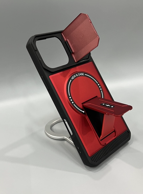 翻盖镜头支架适用17苹果15promax磁吸手机壳iphone14Pro保护套13男1带挂绳plus女高级外壳16无线充电机甲防摔