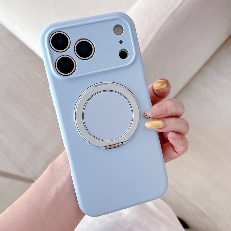 橡皮质感耐脏【液态硅胶】相机按键适用苹果17promax磁吸支架MagSafe手机壳iPhone16精孔15plus全包14防摔AIR