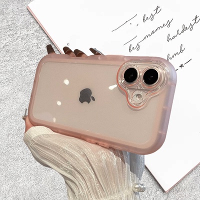 适用苹果16promax简约圆边手机壳