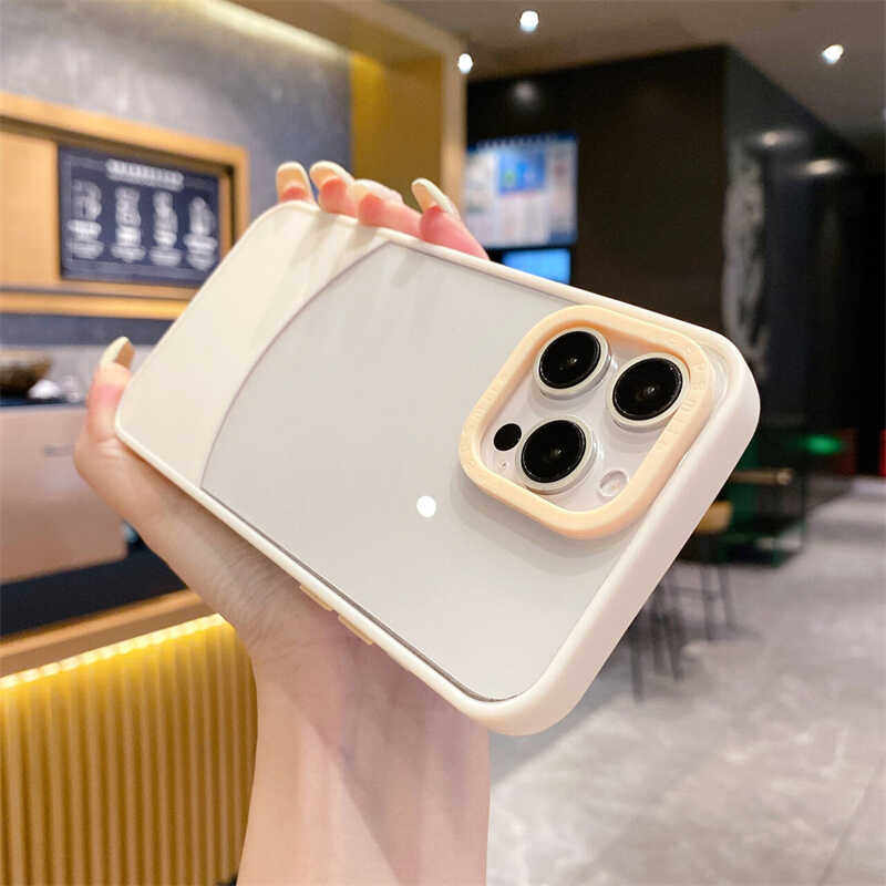 ins极简撞色拼接壳适用iPhone16pro苹果14手机壳15ProMax新硬11透明12不发黄13男女14promax情侣15plus防摔套