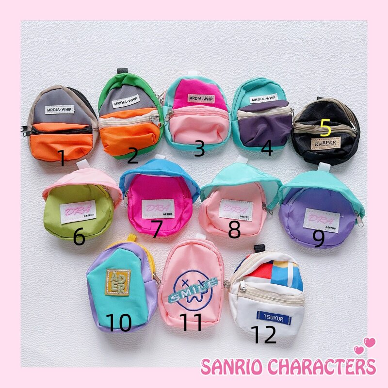 日韩可爱迷你包小书包零钱包耳机包便携挂钩钥匙扣零钱收纳包饰