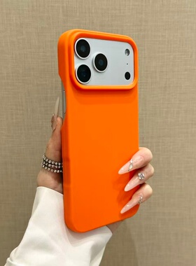 半包肤感高级适用iphone17promax大孔手机壳13马卡龙14苹果12Max散热防摔11小红书爆款同款16情侣保护套纯色