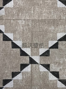 ARTE比利时 GITANE 几何深压纹PVC墙纸49530 49531 49532 49533