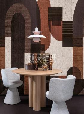 比利时进口OMEXCO Casca 多色软木拼接现代风背景壁画墙纸CAS71