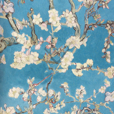 荷兰进口BN梵高 盛开的杏花背景墙纸壁纸17140 17141 17142 17143