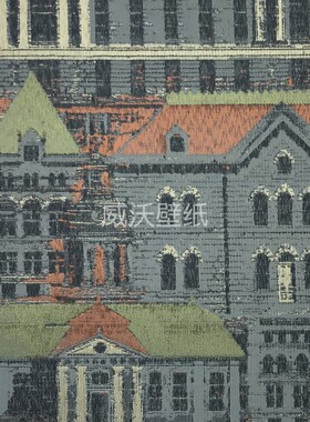 优艺佳 色经提花欧式房屋建筑无缝墙布壁布YJ630-01A-07A-13A-39A