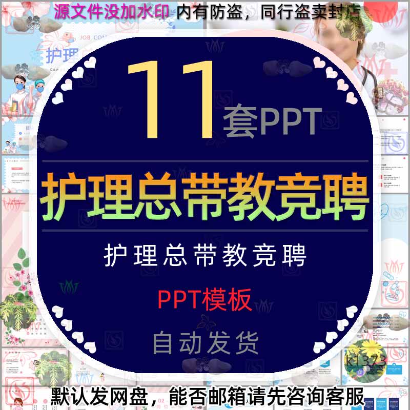 护士护理总带教竞聘ppt模板个人简历自我介绍述职岗位晋升求职wps