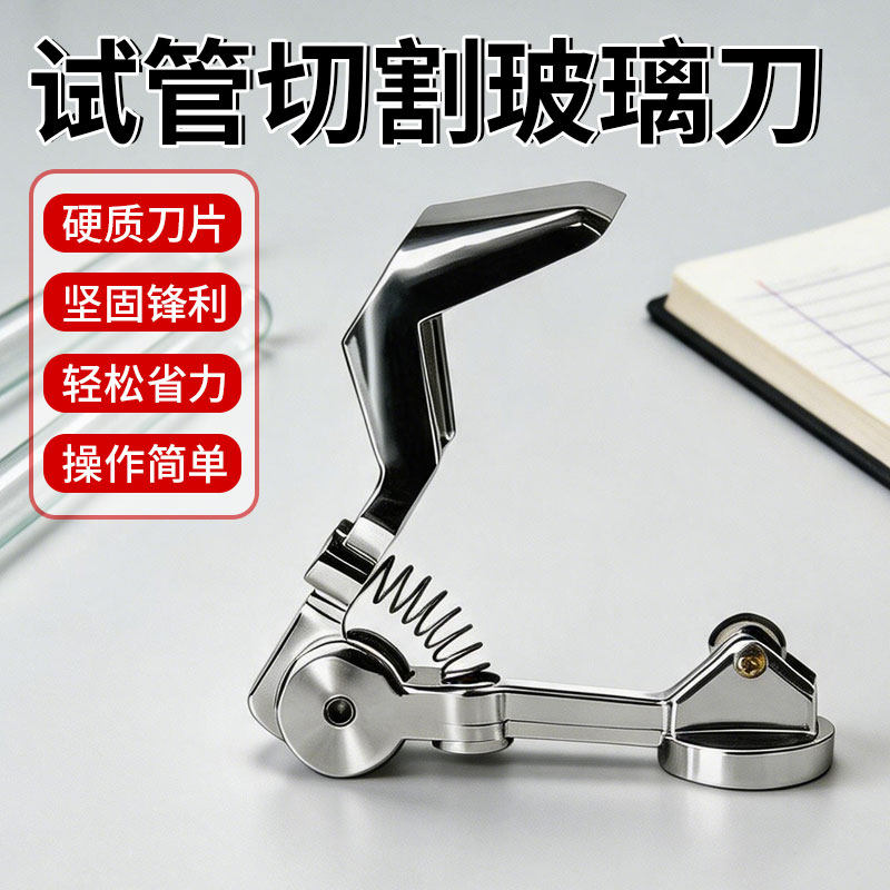 实验室玻璃刀试管切割神器瓶子划玻璃棒环形手动滚轮刀片工具导管