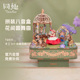 diy同趣拼装 八音盒花间圆舞曲手工积木质玩具模型圣诞礼物女生