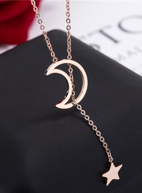 New Arrival Fashion titanium st Sterling Silver Moon and