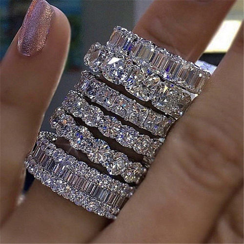 2024 Eternal Eternity Band Promise ring 925 Sterling silver