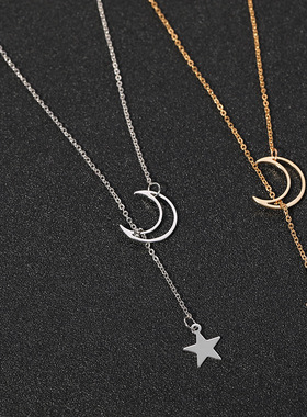 BAMOER New Arrival Fashion 925 Sterling Silver Moon and Sta