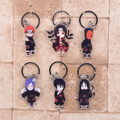 2022 New Naruto Keychain Sasuke/itachi/Kakashi Double Sided