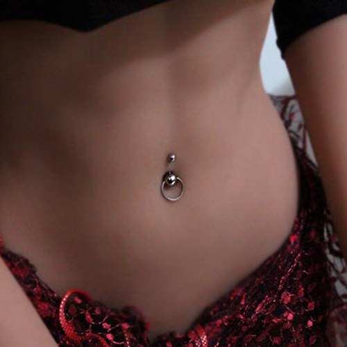 1PC New Surgical Steel Navel Piercing Sexy Belly Piercing O