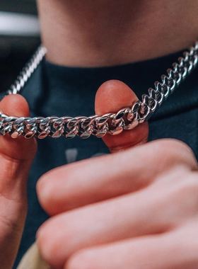 HOT 3 TO 7 MM  STAINLESS STEEL NECKLACE FOR MEN CHOK