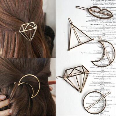 Fashion Metal Leaf Hair Clip Barrettes Hairpin Barrette Hai