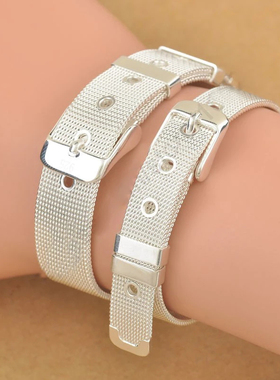 Fashionable Belt Design Pure 925 Sterling Silver Fine Jewel