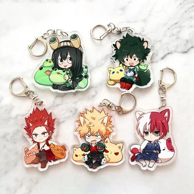 2026 Anime My Hero Academia Keychain Todoroki Shouto Cosplay