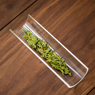 玻璃茶则纯手工赏茶荷茶道六君子出口日本茶匙功夫茶具茶道零配件