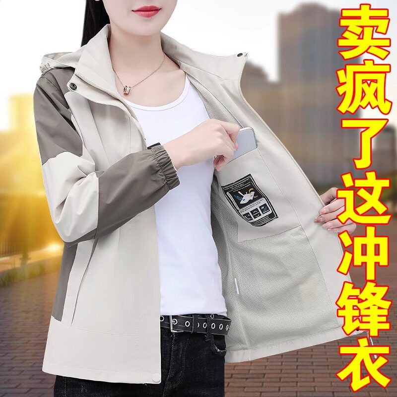 啄木鸟冲锋衣女款2026年新款