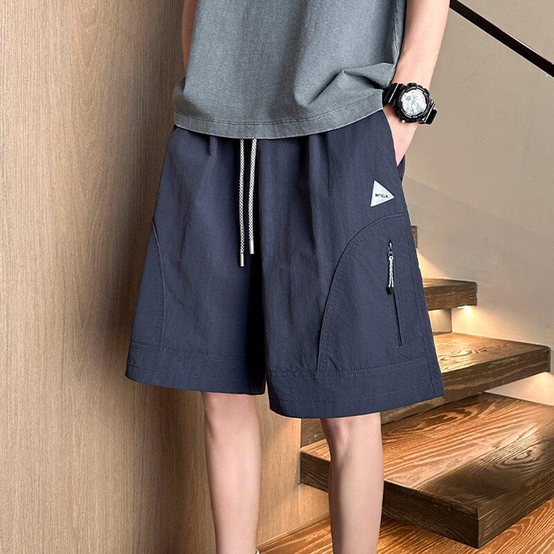 控49青少年速干短裤女男生夏季运动中裤篮球裤外裤子冰丝羽毛球骑