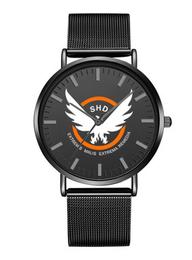 全境封锁2The Division Agent Watc石英表超薄手表钢带防水机械男