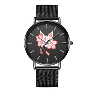 原神游戏周边八重神子雷电将军手表机械表考试石英表防水学生腕表