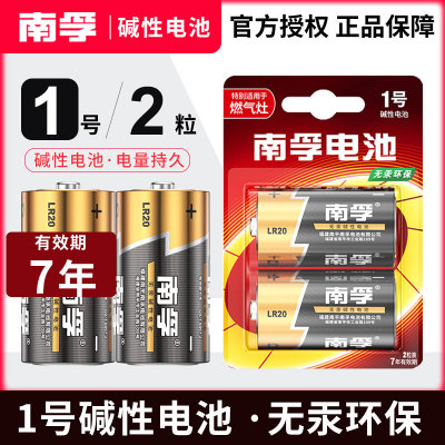 南孚碱性1号大号LR20电池煤气灶专用 一号大号燃气炉热水器天然气