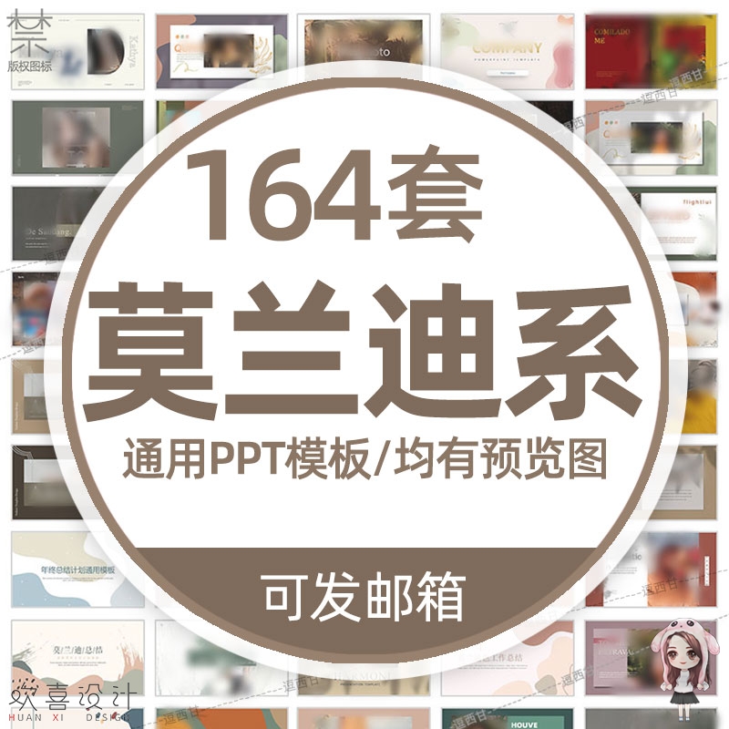 莫兰迪ppt模板述职工作汇报年终总结动态高级感个人报告岗位竞聘