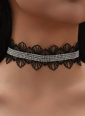 bls-miracle Summer Bohemia Newest Sexy Black Lace Choker