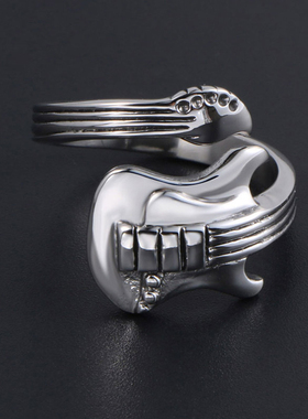 Fashion Personality Trend Rock Music Guitar Men Ladies