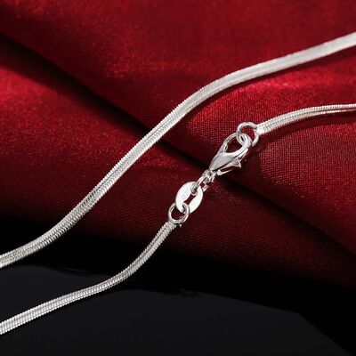 New arrive Sterling Silver Necklace 16-30 Inches 1/2/3MM