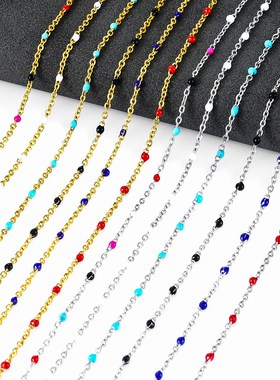 Width 2MM Chain Stainless Steel Gold Color Steel Choker